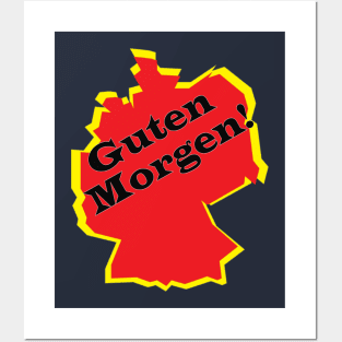 guten morgen deutsch deutschland german germany Posters and Art